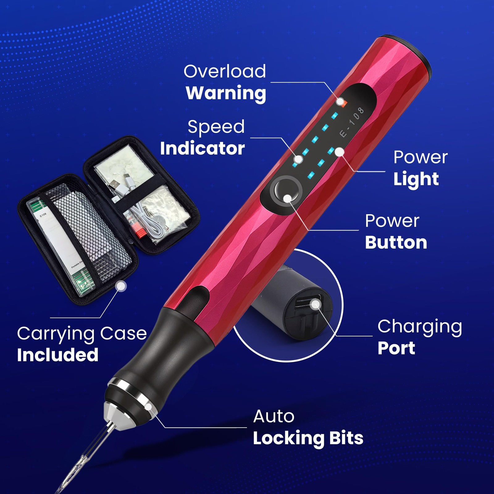Customizer Engraving Pen for All Materials - 2025 UPGRADED Torque - Rechargea...