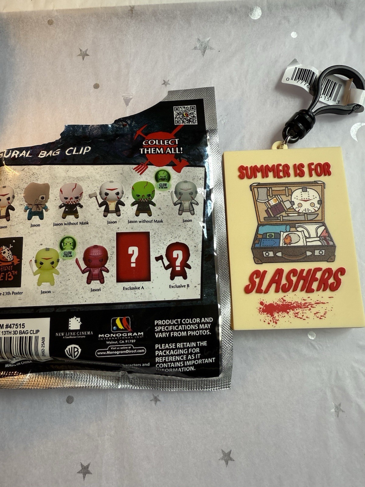 Friday The 13th Figural Bag Clip Chase Exclusive A. Summer is for Slashers