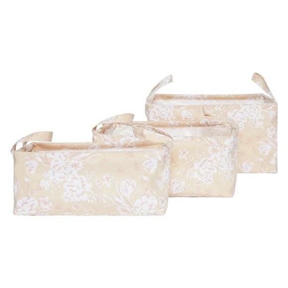 NEW Summer & Rose Storage Baskets Set Of 3