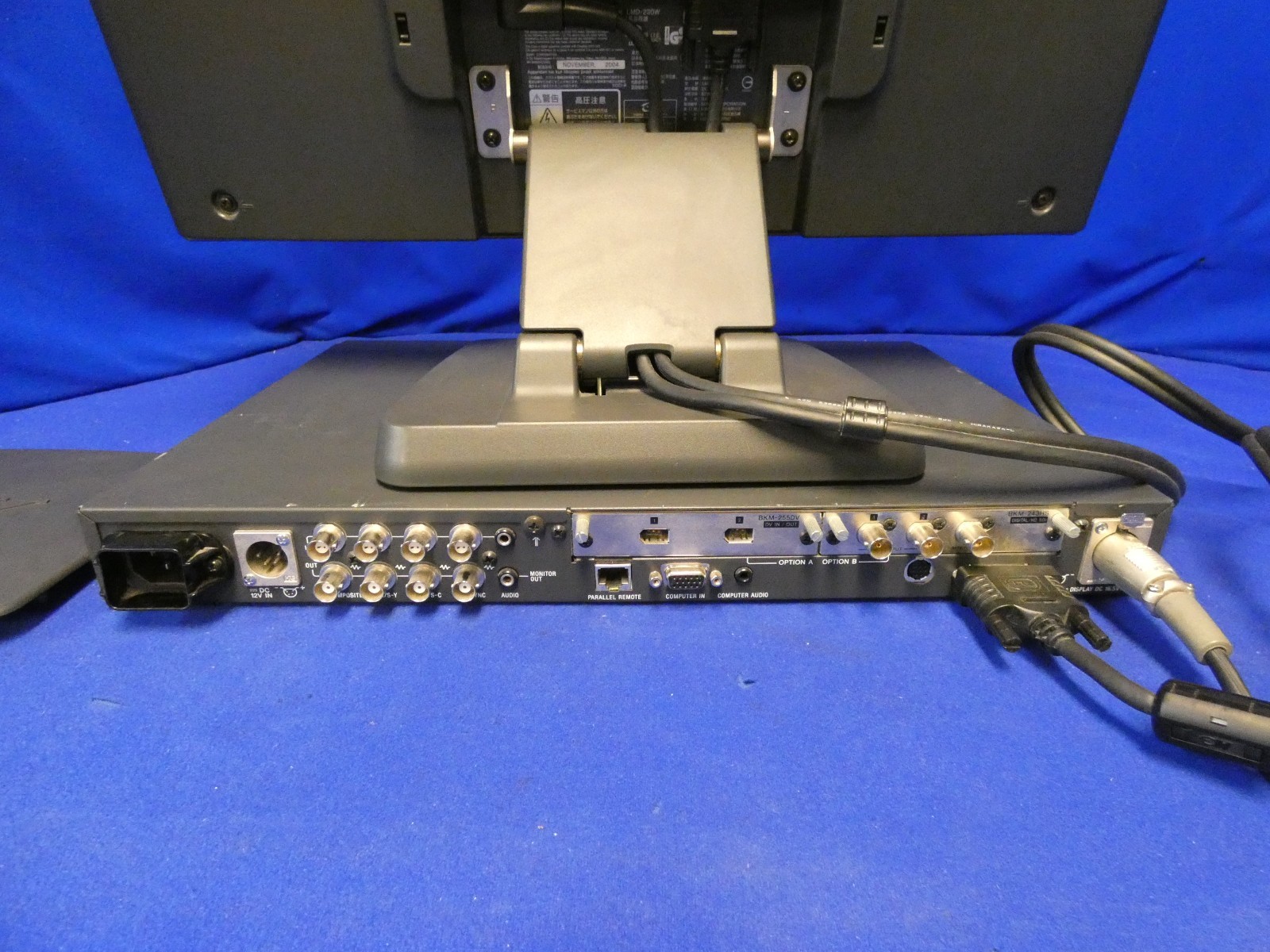 Sony LMD-230W LCD Monitor w/Sony MEU-WX1 Engine Unit, BKM-243HS HD SDI Option