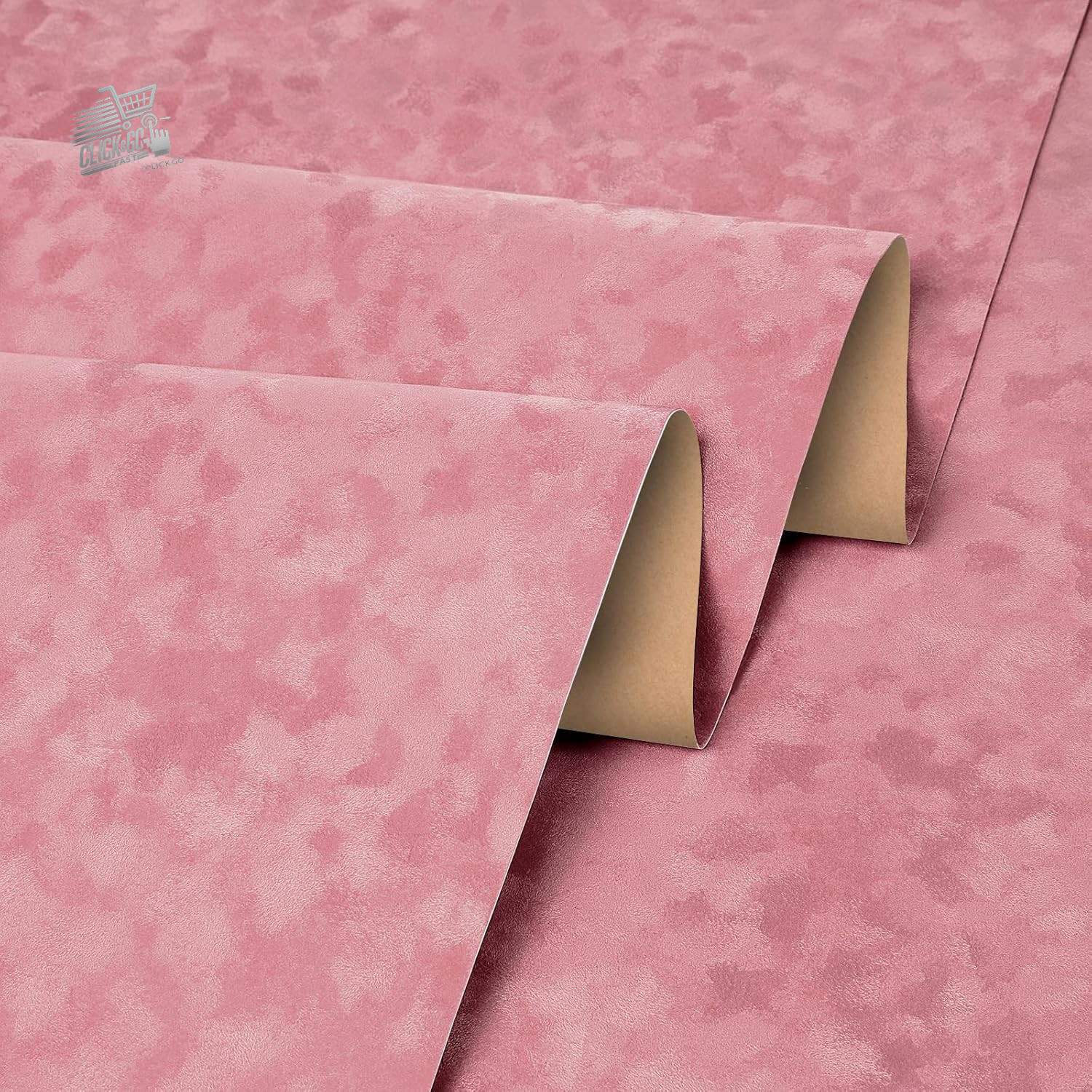Wallpaper Wallpaper Wall Adhesive Pink Velvet Coral 60cmx400cm Vin Wallpaper