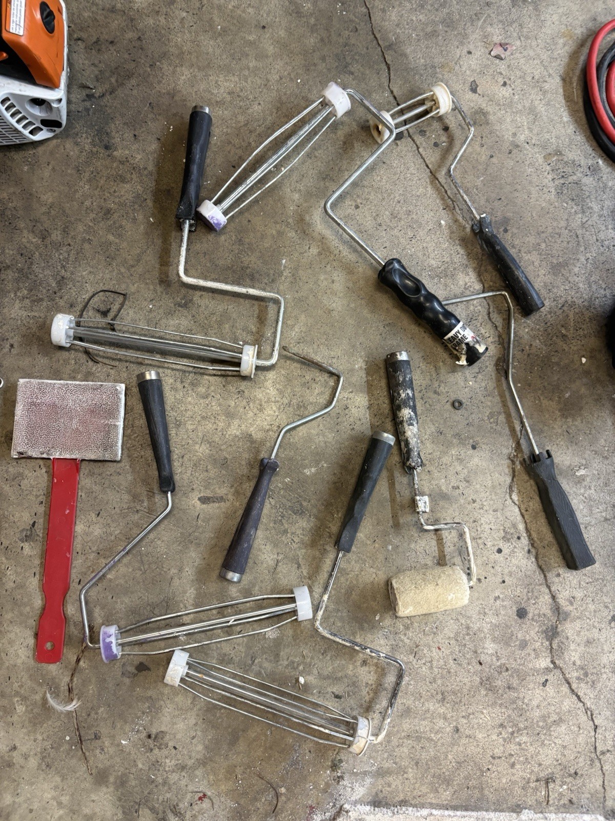 Outside Corner Trowels, Drywall Taping Tools , different style paint rollers LOT