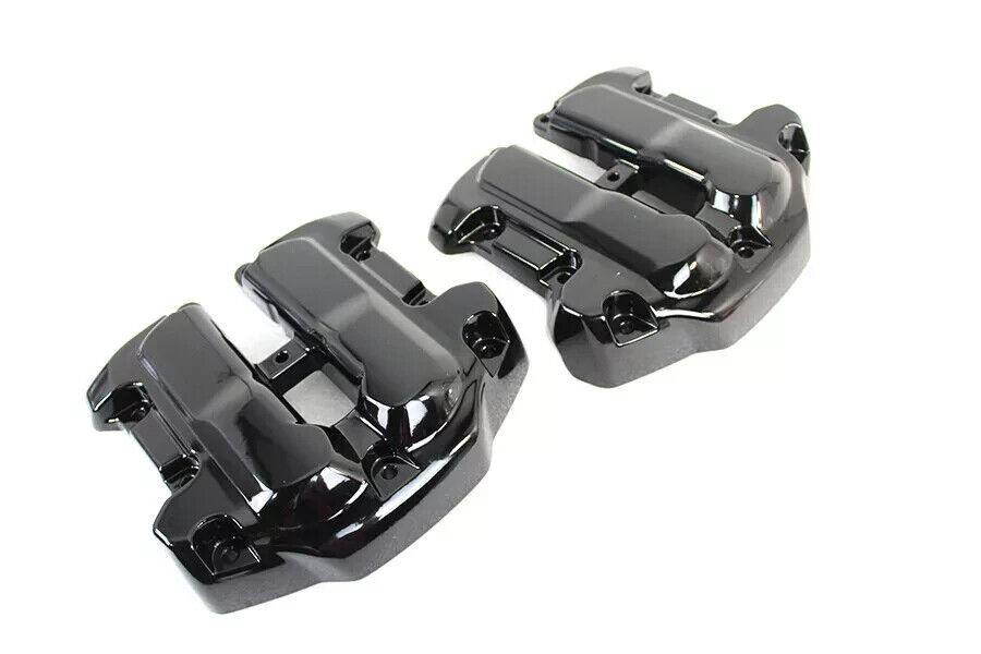 2017-2024 OEM Harley M8 Top Rocker Box Covers - Gloss Black Milwaukee 8