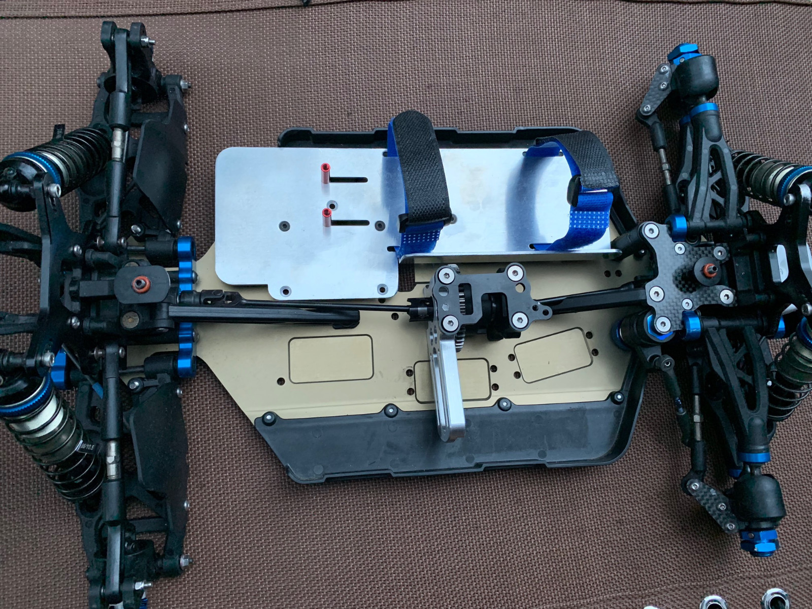 Nitro to Electric Brushless Conversion Motor Mount Team Associated Rc8B3 Buggy