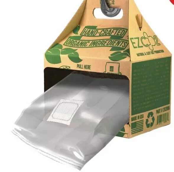 EZ CO2 XL Delay Activated CO2 Producing Mushroom Bag 7.5 Pounds - 6 Months CO2