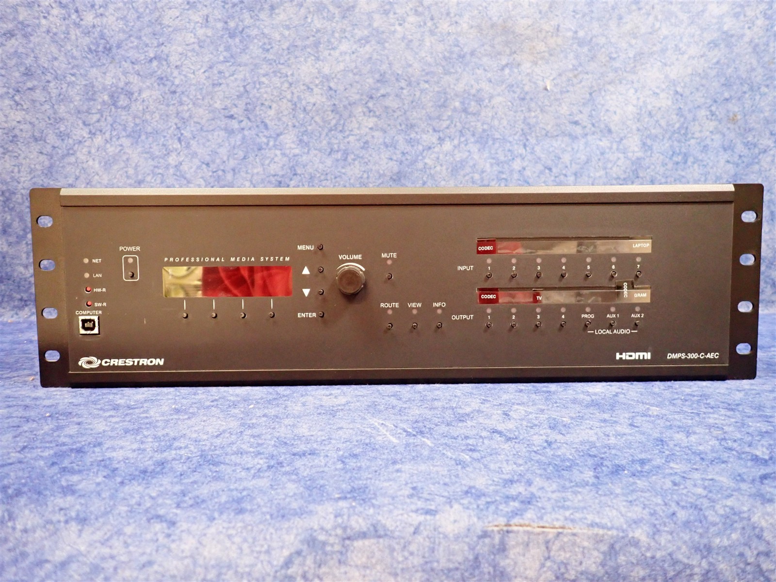 Crestron DMPS3-300-C-AEC DigitalMedia Presentation System Aud Conf Interface FF6