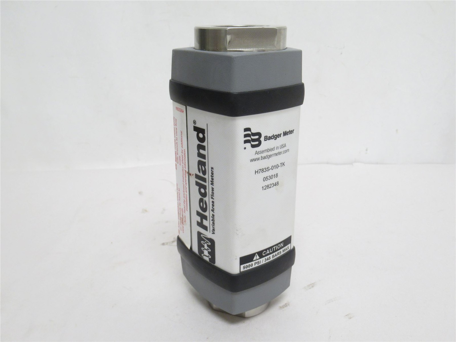 242319 New-No Box; Hedland H783S-010-TK Flow Meter 5000PSI 1NPT; 0.1 to 1.0 GPM
