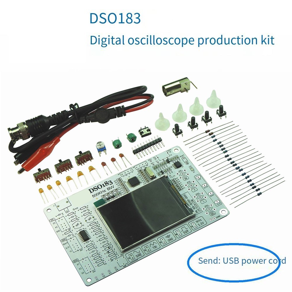 DSO183 Digital Oscilloscope DC 5V with Signal Generator and Waveform Recall