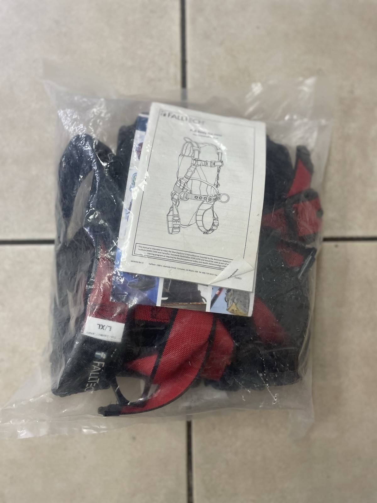 FallTech Large/XL 7008CLX Tradesman Pro Standard Non-belted Harness Polyester