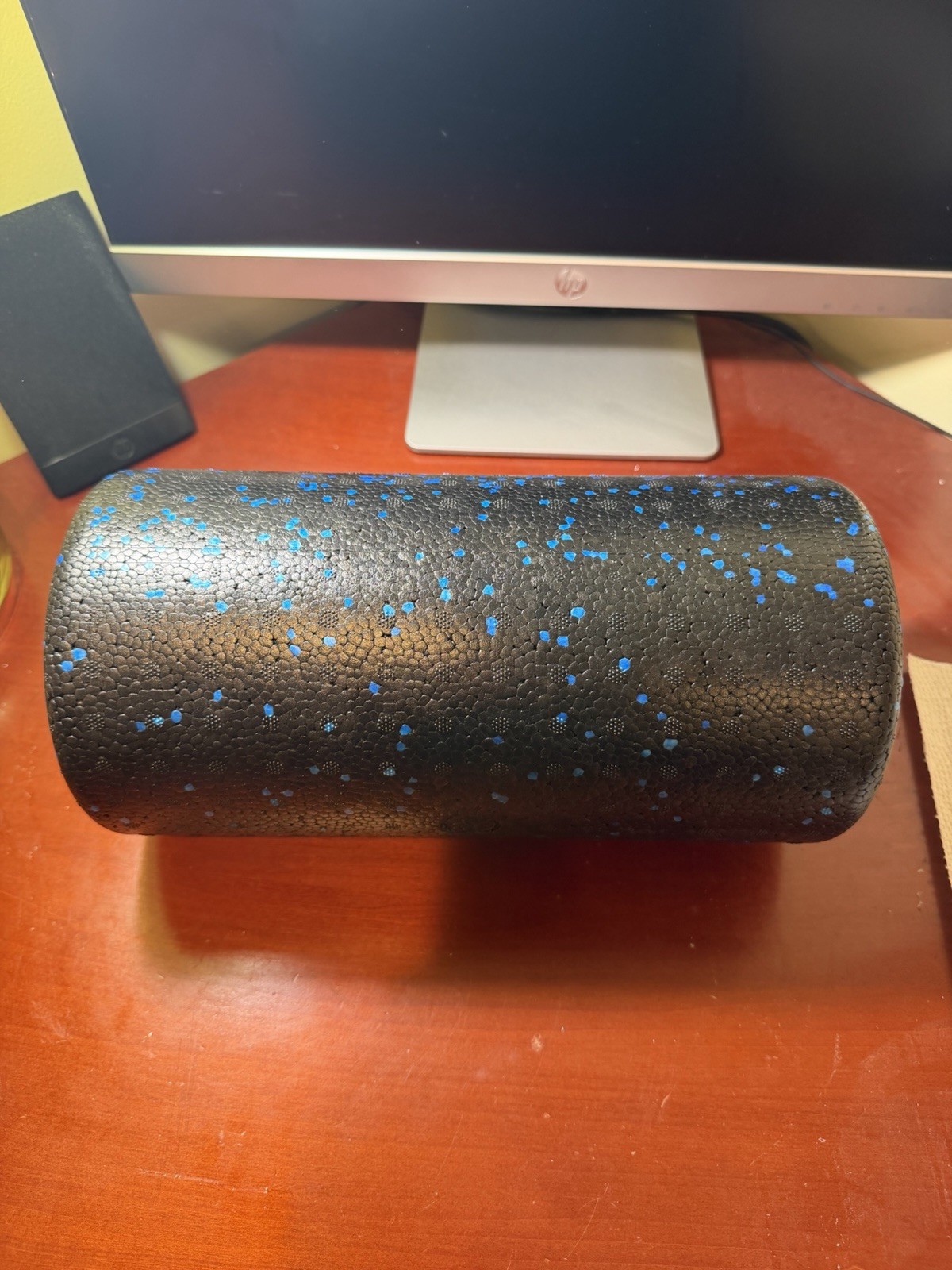 Foam Roller, LuxFit Speckled Foam Rollers for Muscles (Blue, 12 Inch) NEW