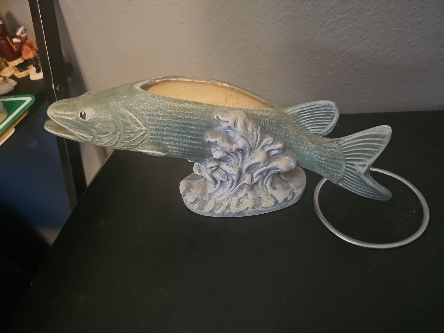 retro ceramics fish plante