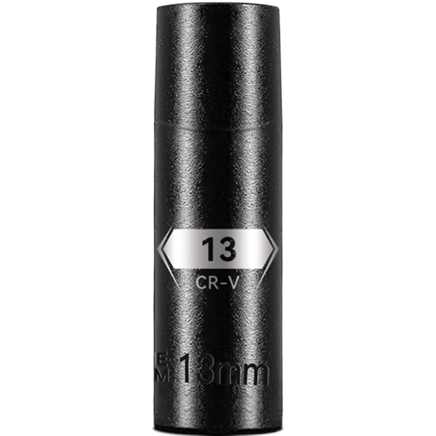 BLACKROBOT 1/2 Inch Drive 6-Point Deep Socket, 13mm Deep Impact Socket, CR-V ...