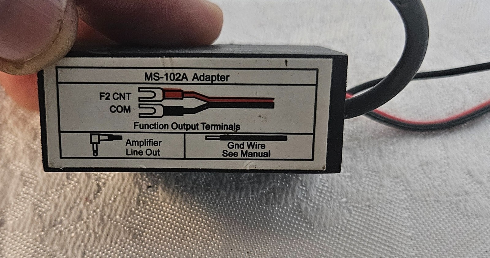 MS-102A Amplifier Adapter