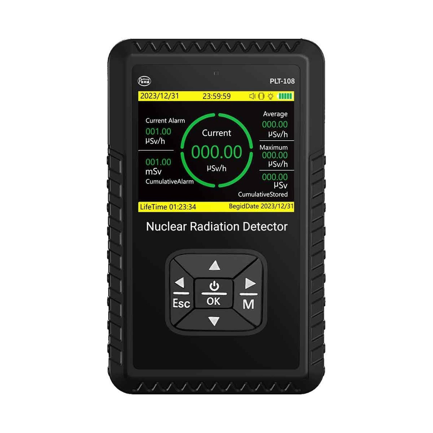 Geiger Counter Nuclear Radiation Detector - Portable Handheld Beta Gamma X-ra...