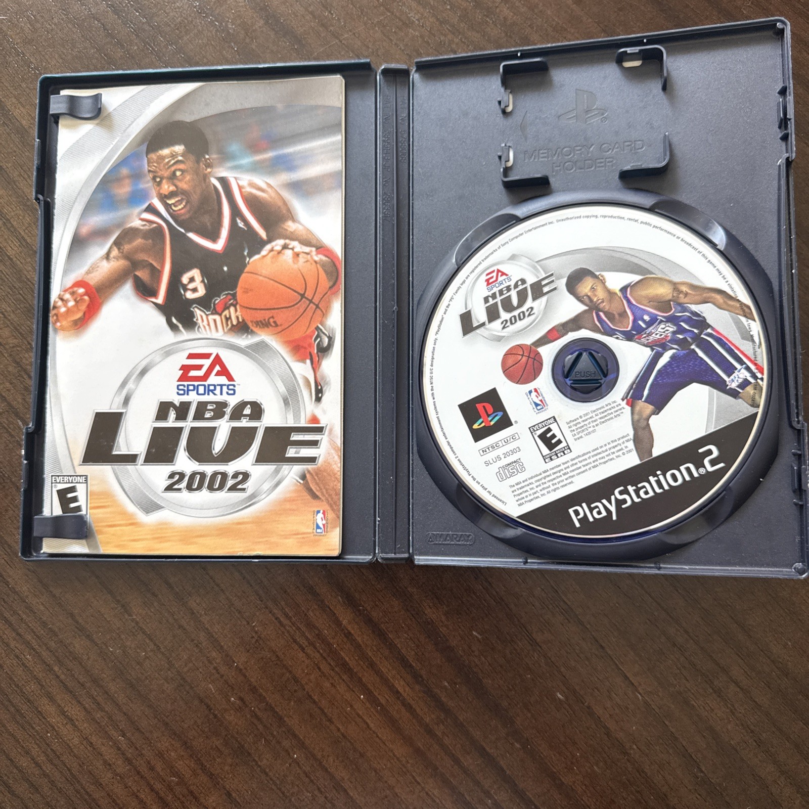 NBA Live 2002 PlayStation 2 With Disc, Case &Manual