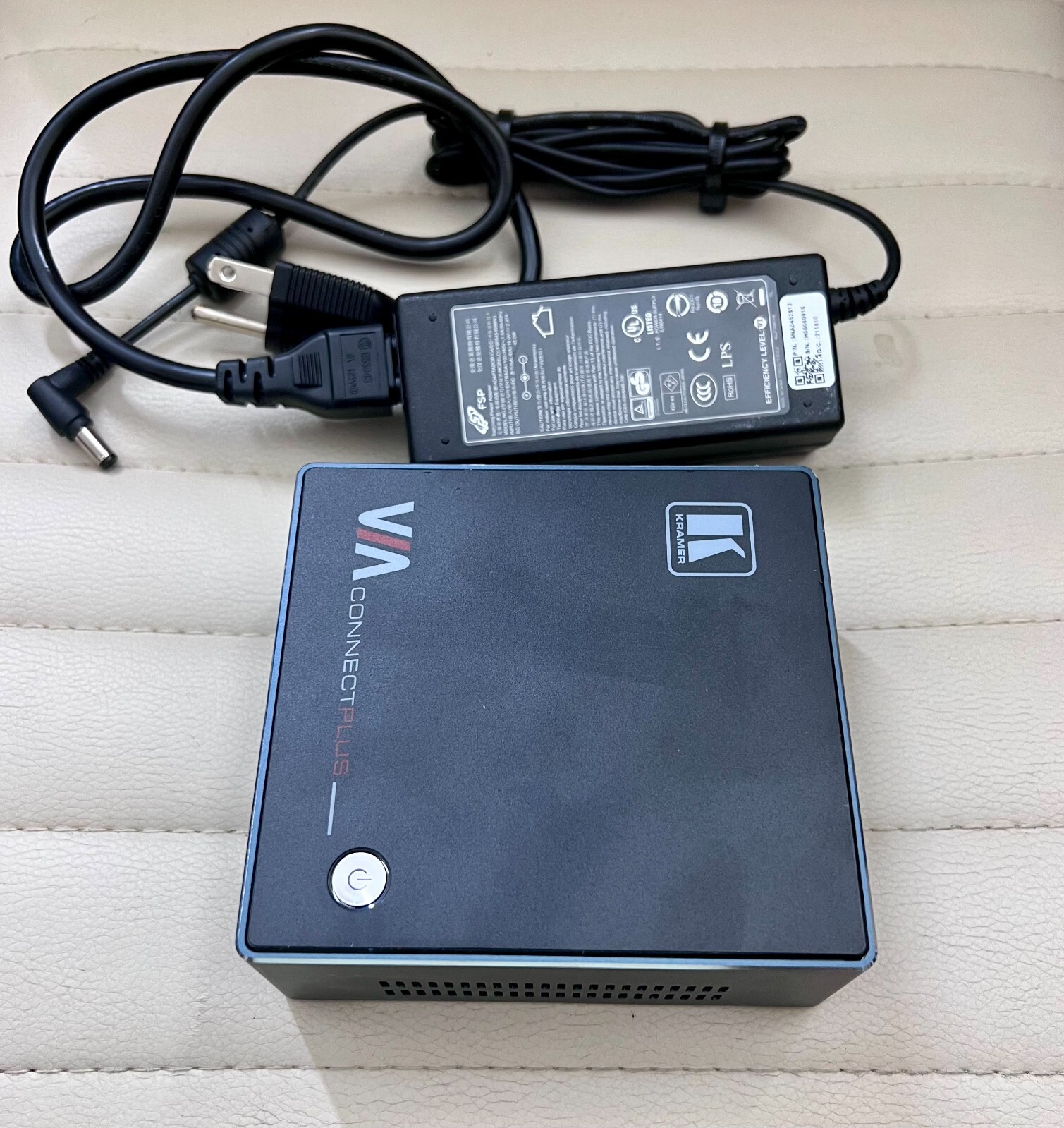 Kramer VIA Connect PLUS Wired & Wireless Presentation Hub with adapter