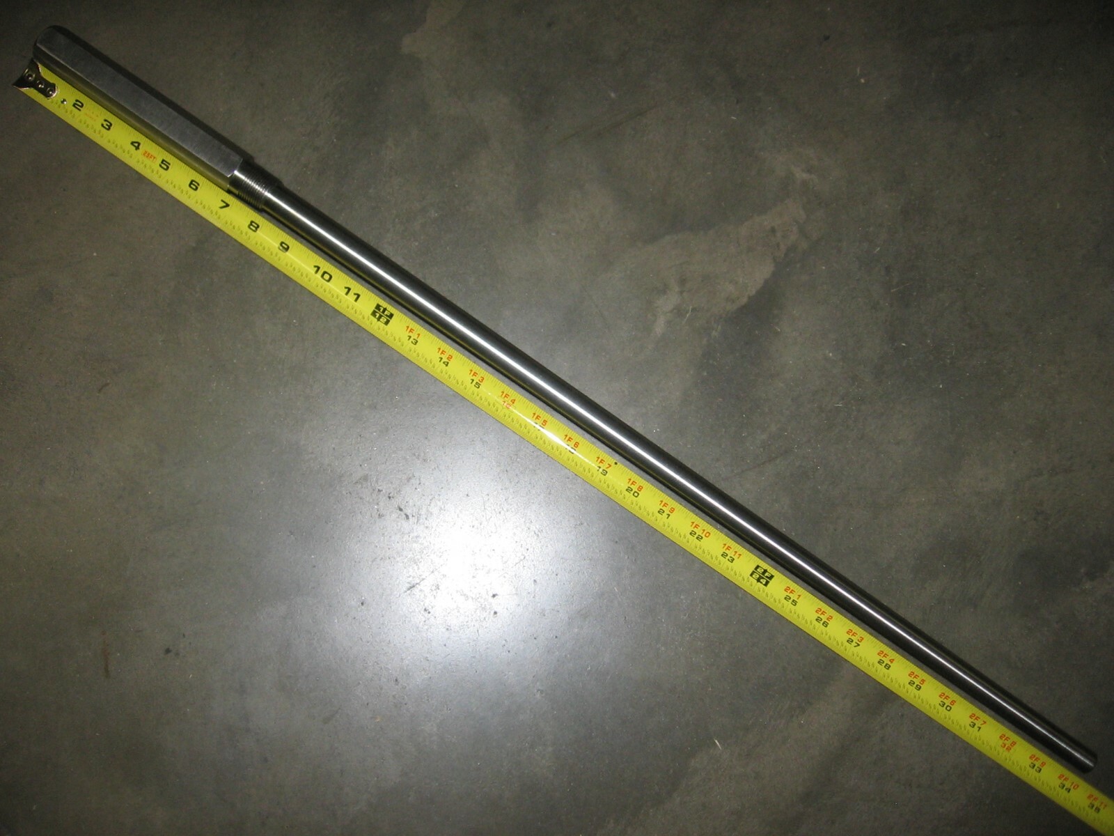 JMS 52TT2XXK1-  3/4" x 27" Threaded 316 Stainless Steel Tapered Thermowell .260"