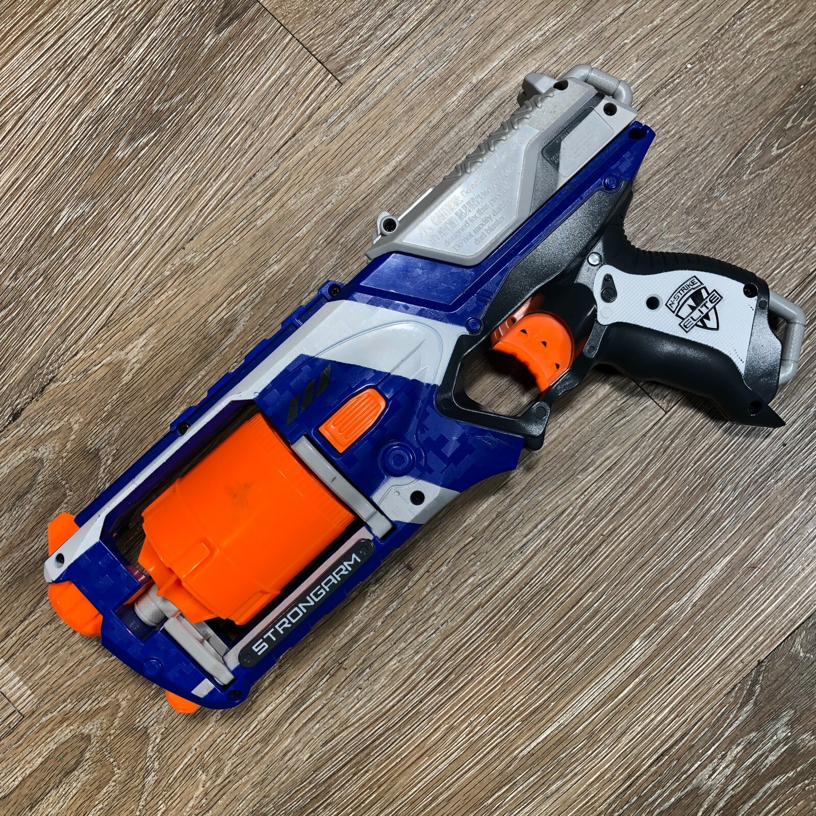 Nerf N-Strike Elite Strongarm Blaster Pistol Revolver Power Dart Gun