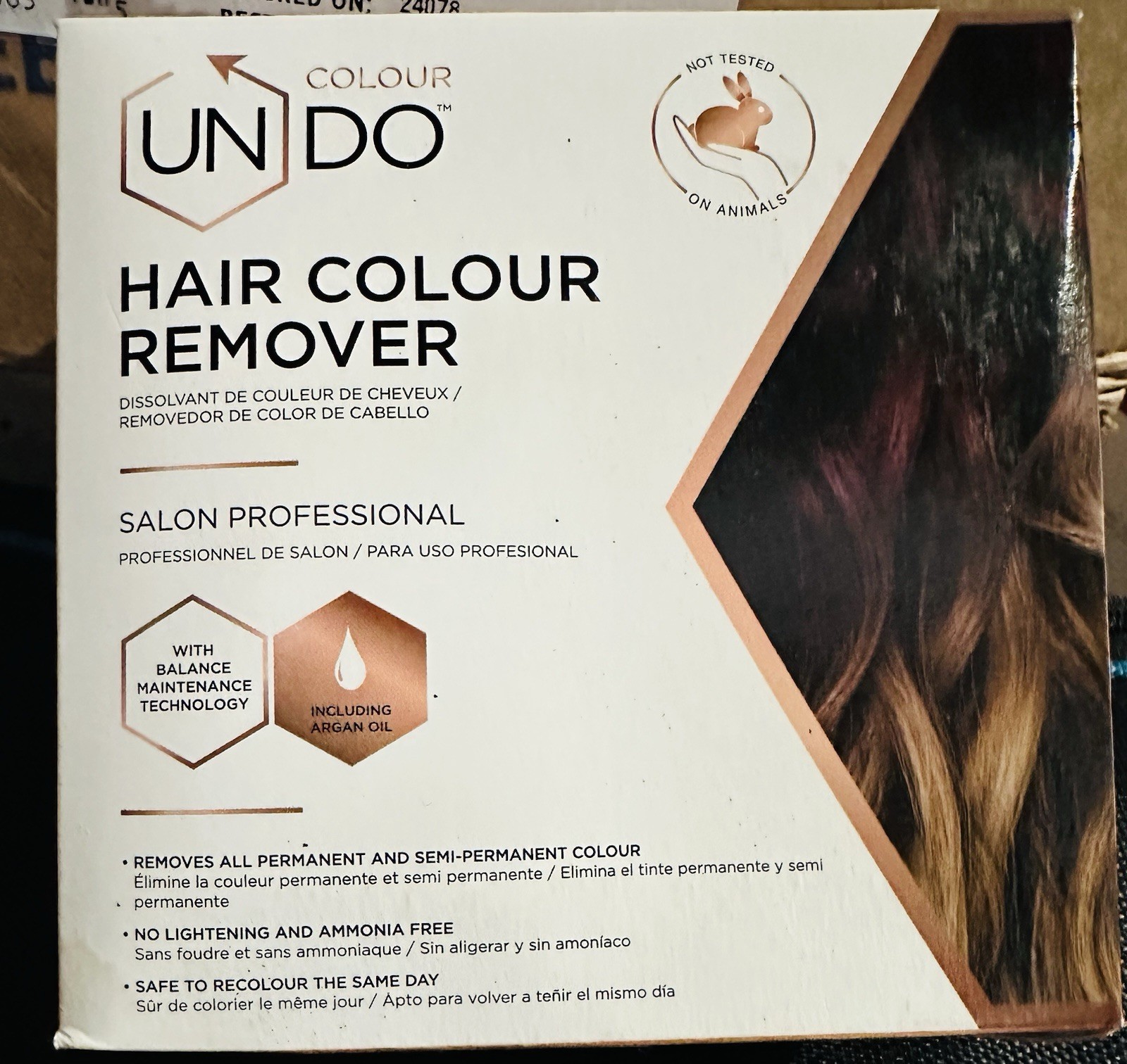 Brand New Colour Undo  Salon Professional Hair Colour Remover - Factory Sealed