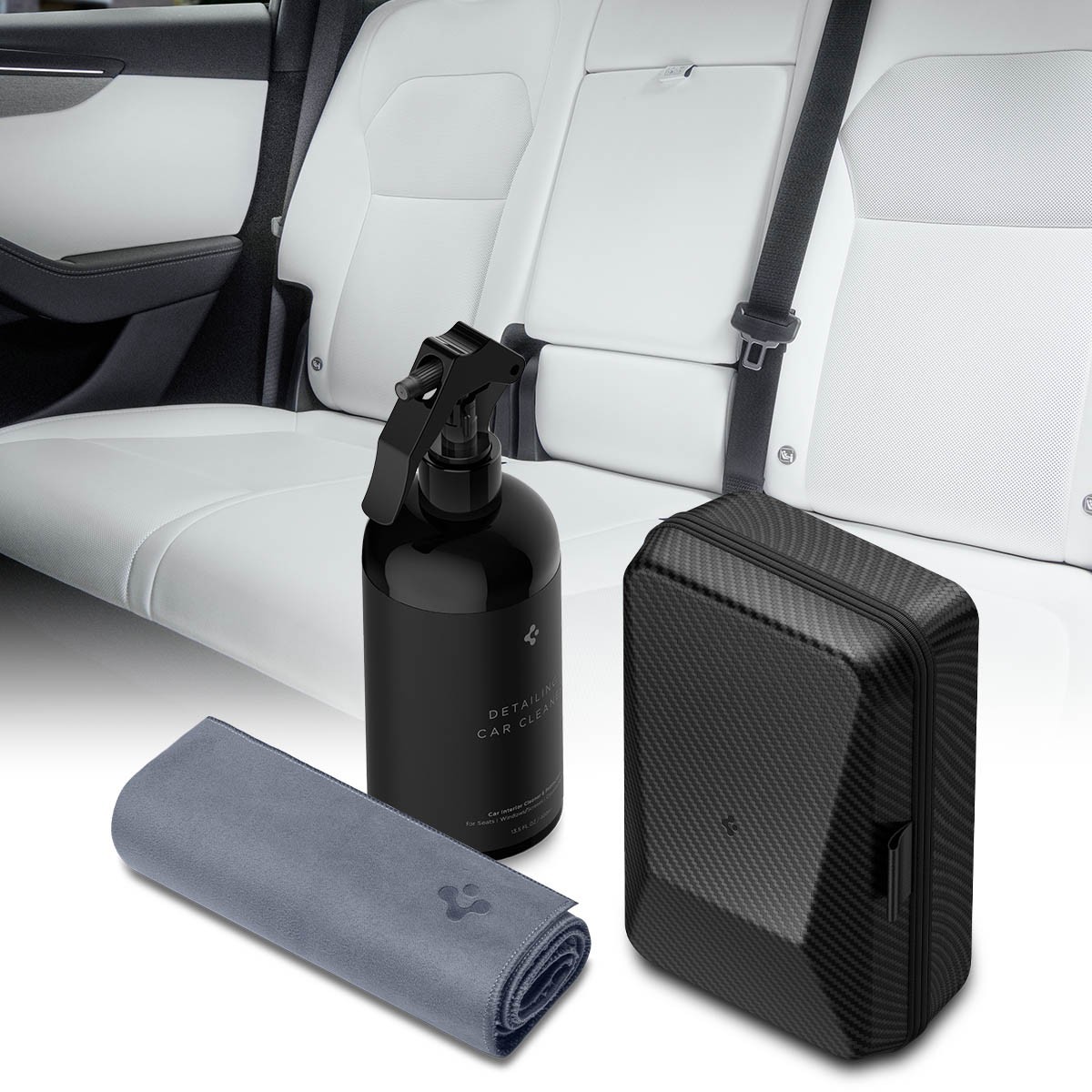 For Car Interior | Spigen Car Cleaning Kit TO280 Premium Cleaner and Case