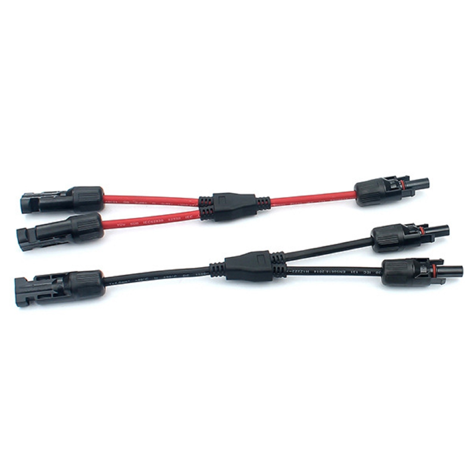 1 Pair Y Branch Parallel Connection 20A 1000V Electrical Solar Connector Cable