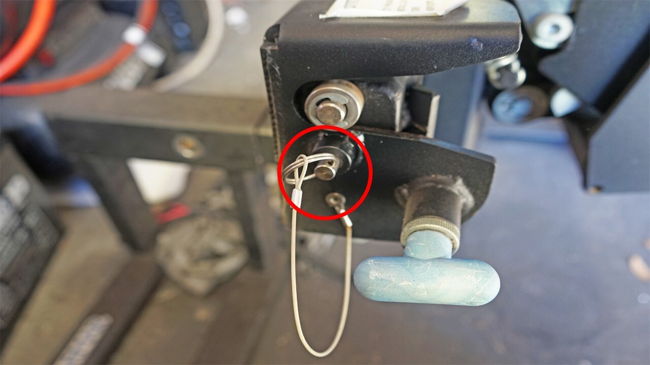Safety Pin for Harmar Vehicle Lift
