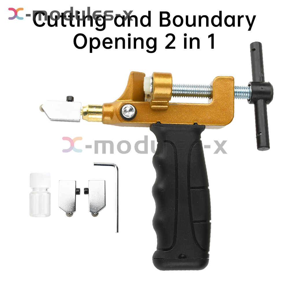 2 in 1 Tile Glass Cutter Professional Ceramic & Porcelain Cutting Hand Tool