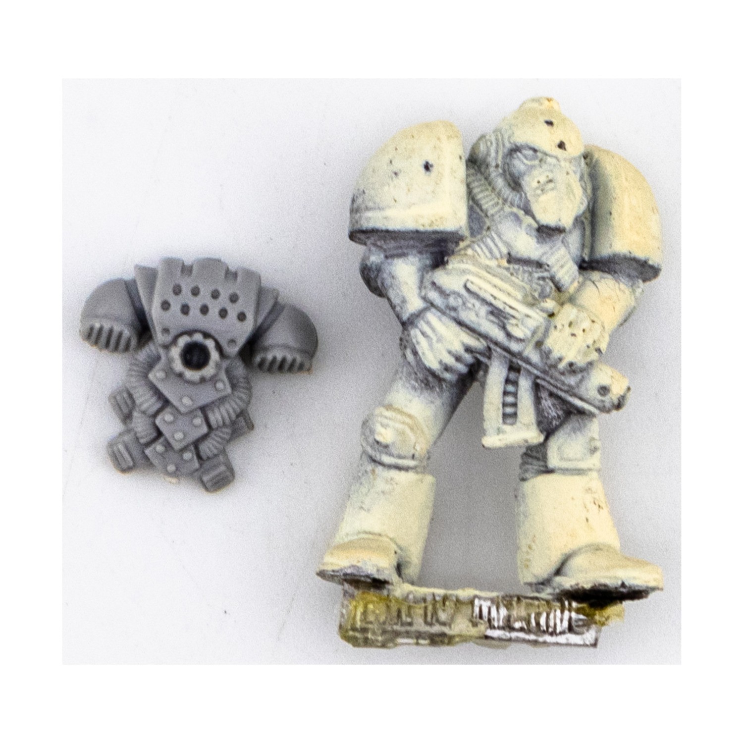 GW 40k Space Marine Metal Loose Mini Rogue Trader Mark IV Maximus Armour #2 NM