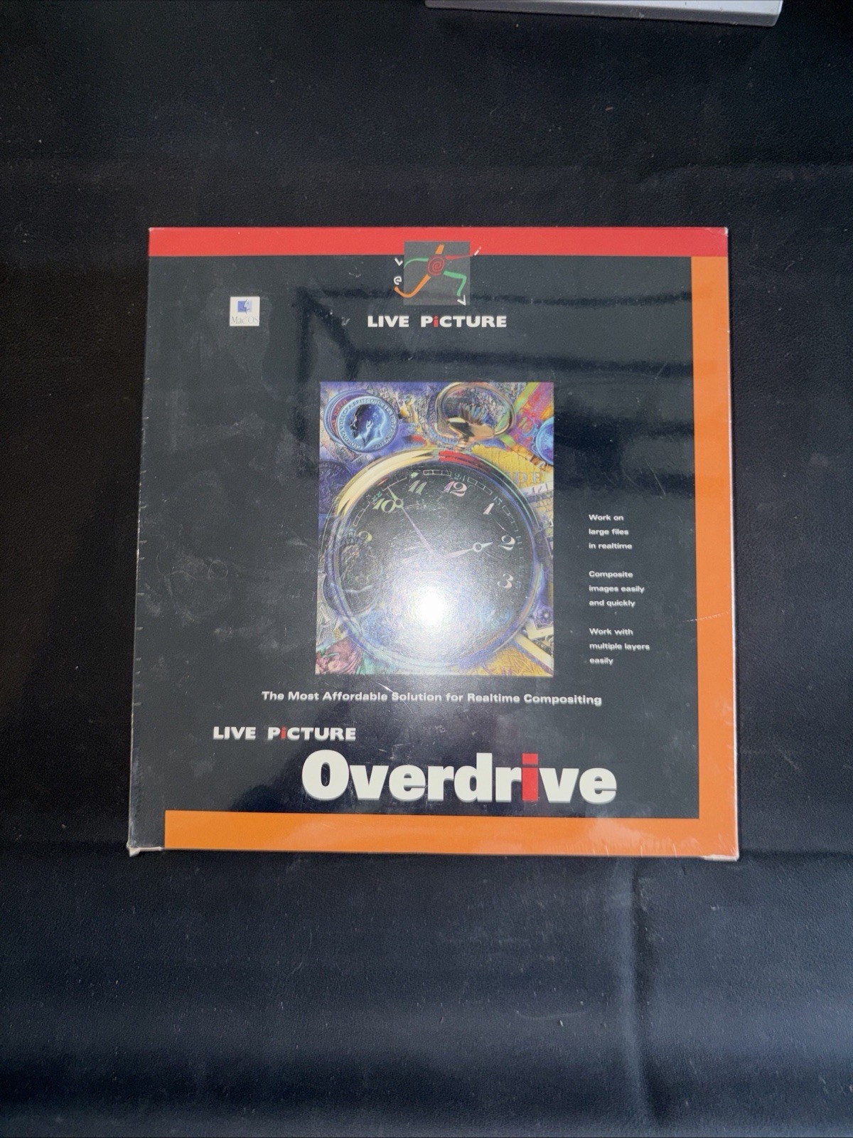 Live Picture Overdrive Mac OS Software Factory Sealed Vintage Photoshop Tool