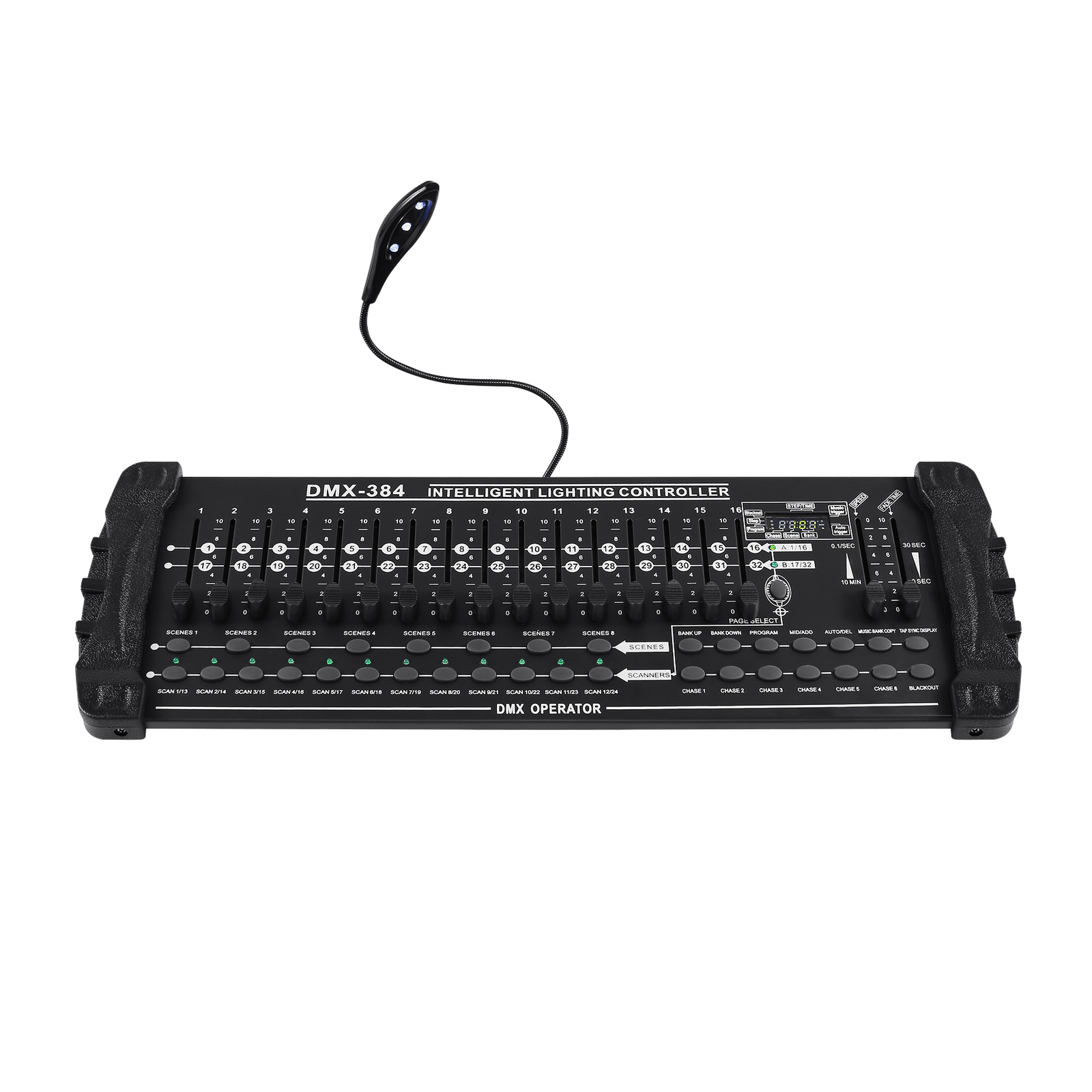 DMX 512 Operator 384CH DJ Light Stage Performance Controller Console W/ Lamp