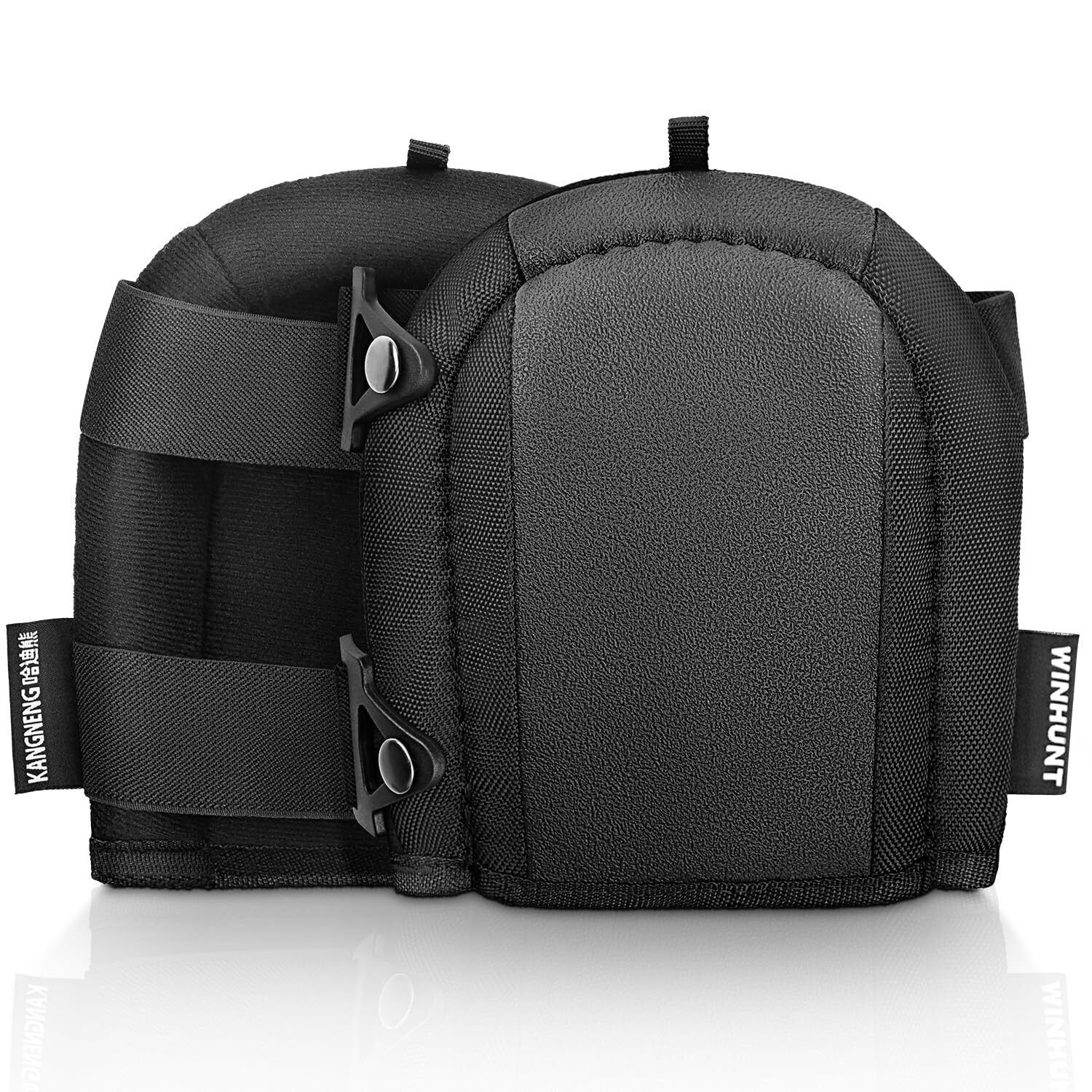 Lightweight Foam Knee Pads for Men - Non-Slip Thick Soft Padding Strong Strap...