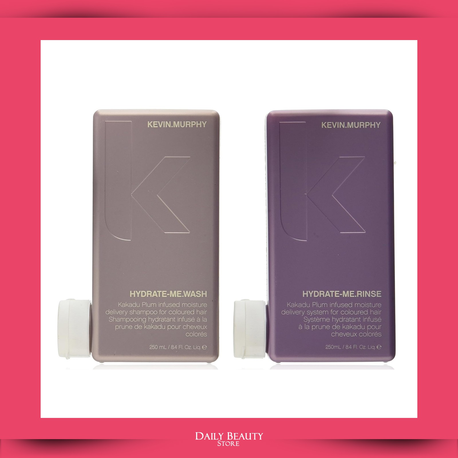 Kevin Murphy Hydrate Me Wash and Rinse Set 250ml 8.4oz NEW FAST SHIP