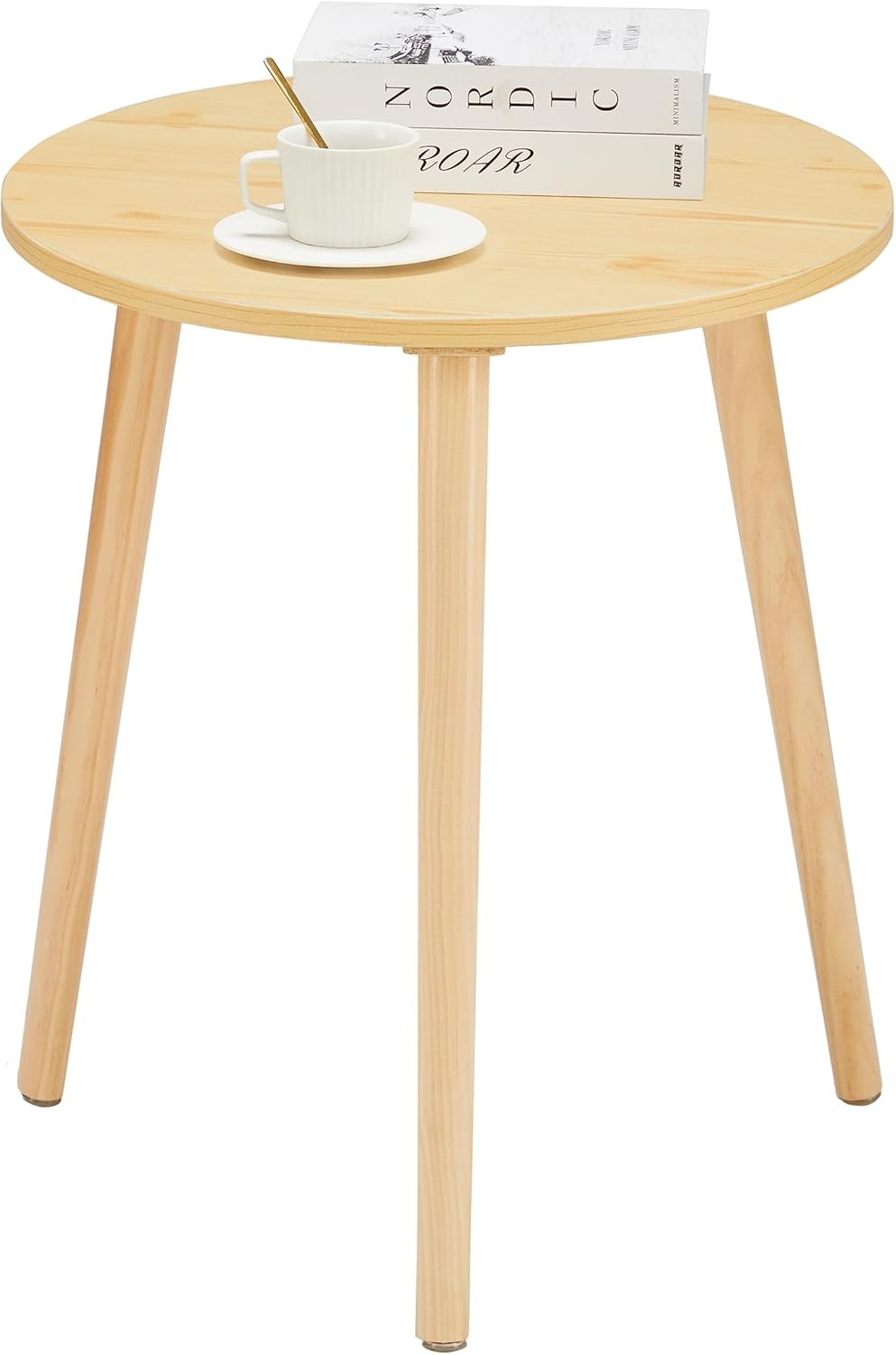 Side Tables End Table Bedroom Dark Brown Round Side Table Nightstand Bedside