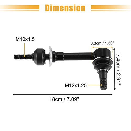 2pcs Front Sway Bar Links Kit K7280 Stabilizer End Link Replacement