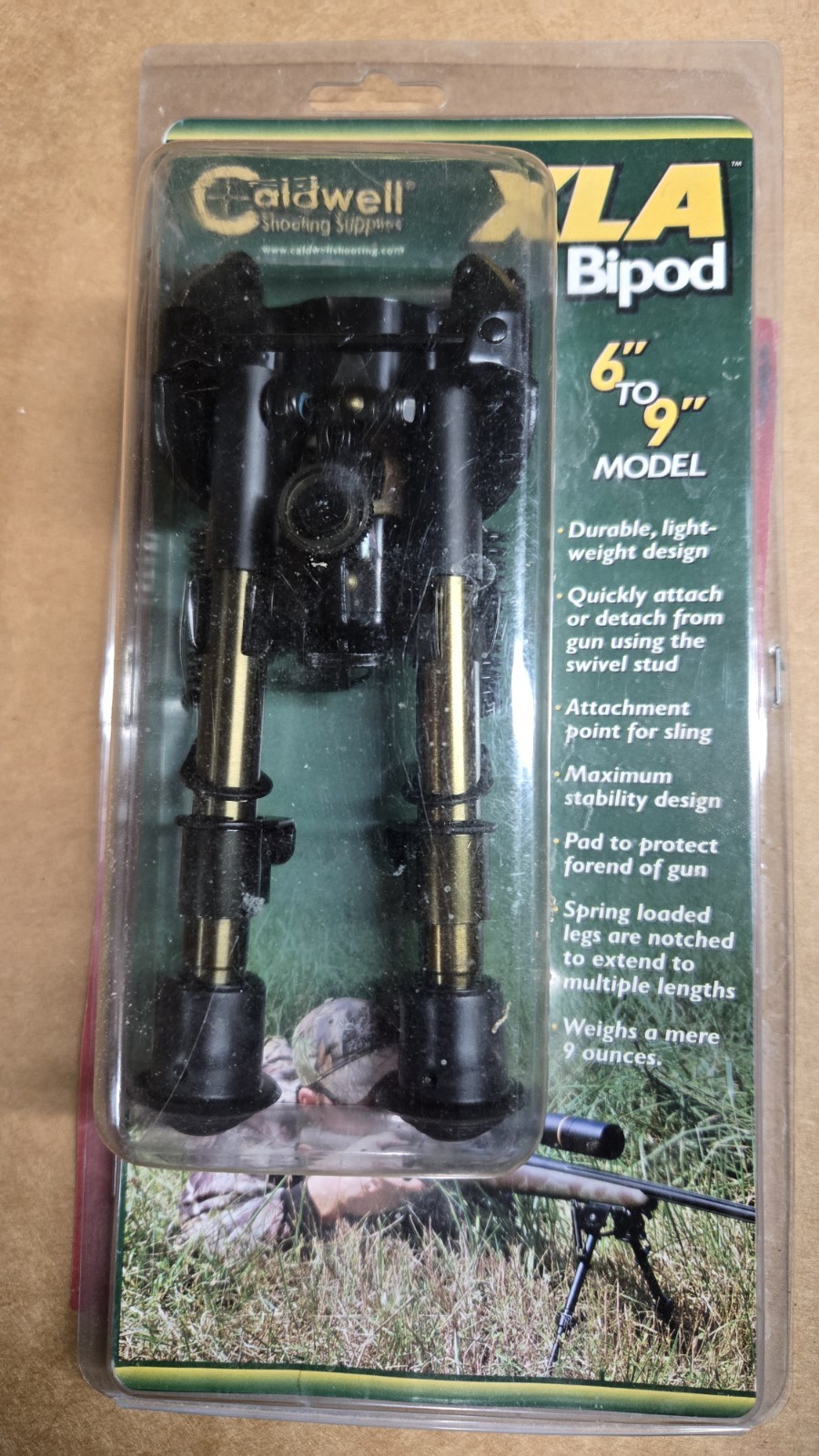 Caldwell XLA Pivot Bipod, 6" to 9"