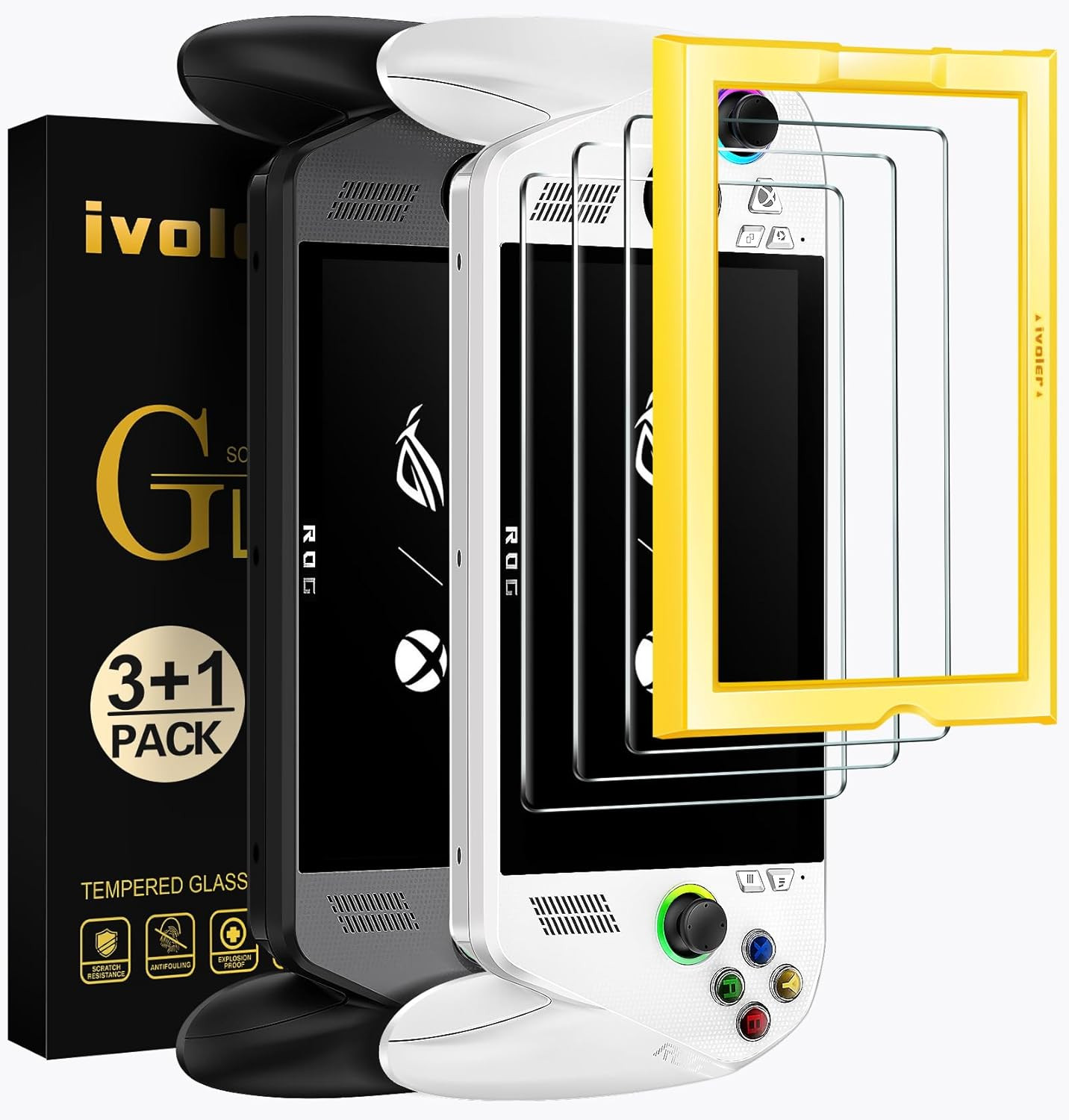3-Pack Screen Protector for ASUS ROG Xbox Ally X/ROG Xbox Ally Handheld 2025, Te