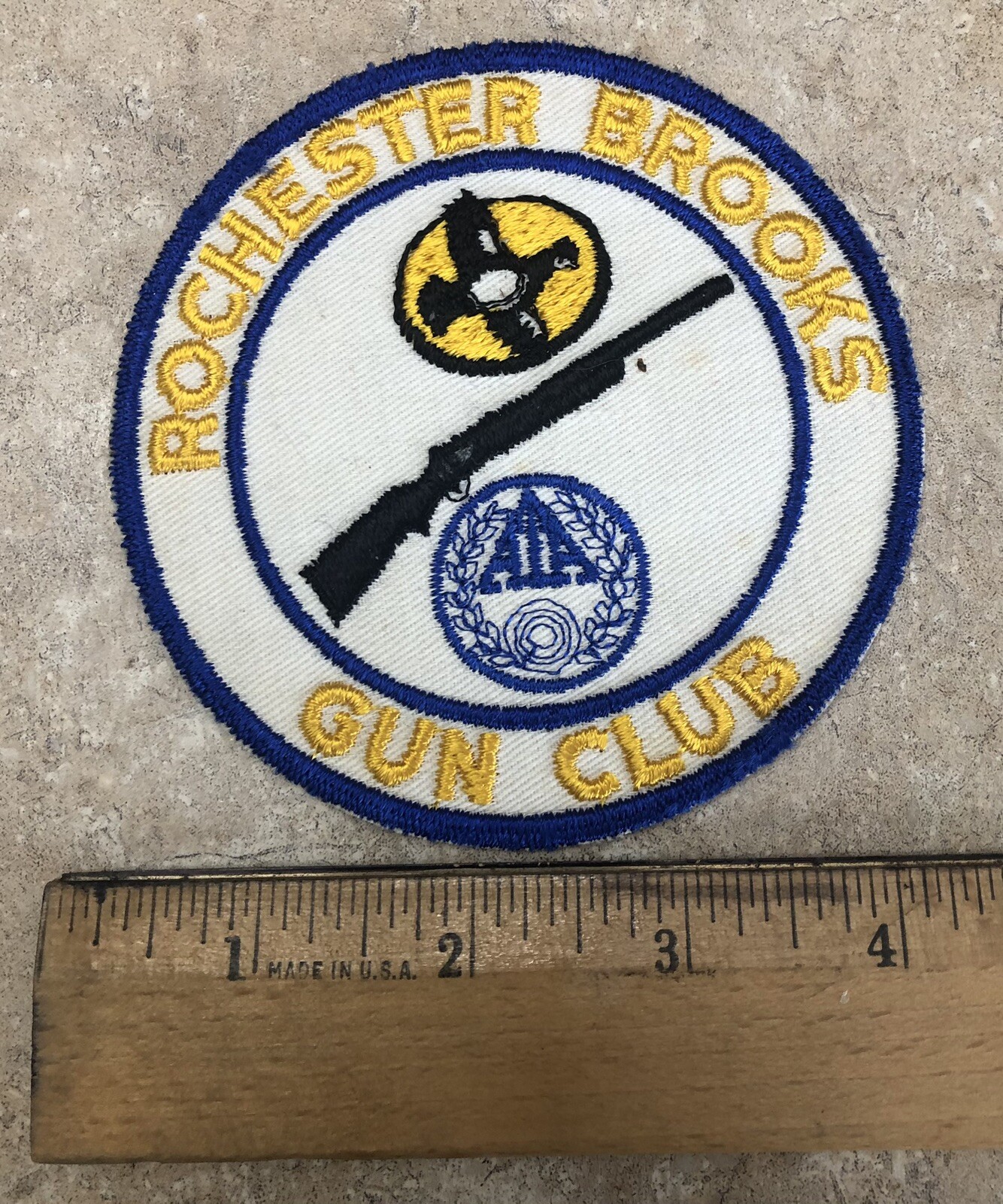 Rochester Brooks Gun Club Embroidered Patch