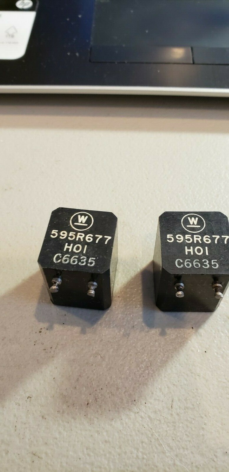 2 NOS Military Surplus  Westinghouse Transformers  595R677 HOI  Possibly Output