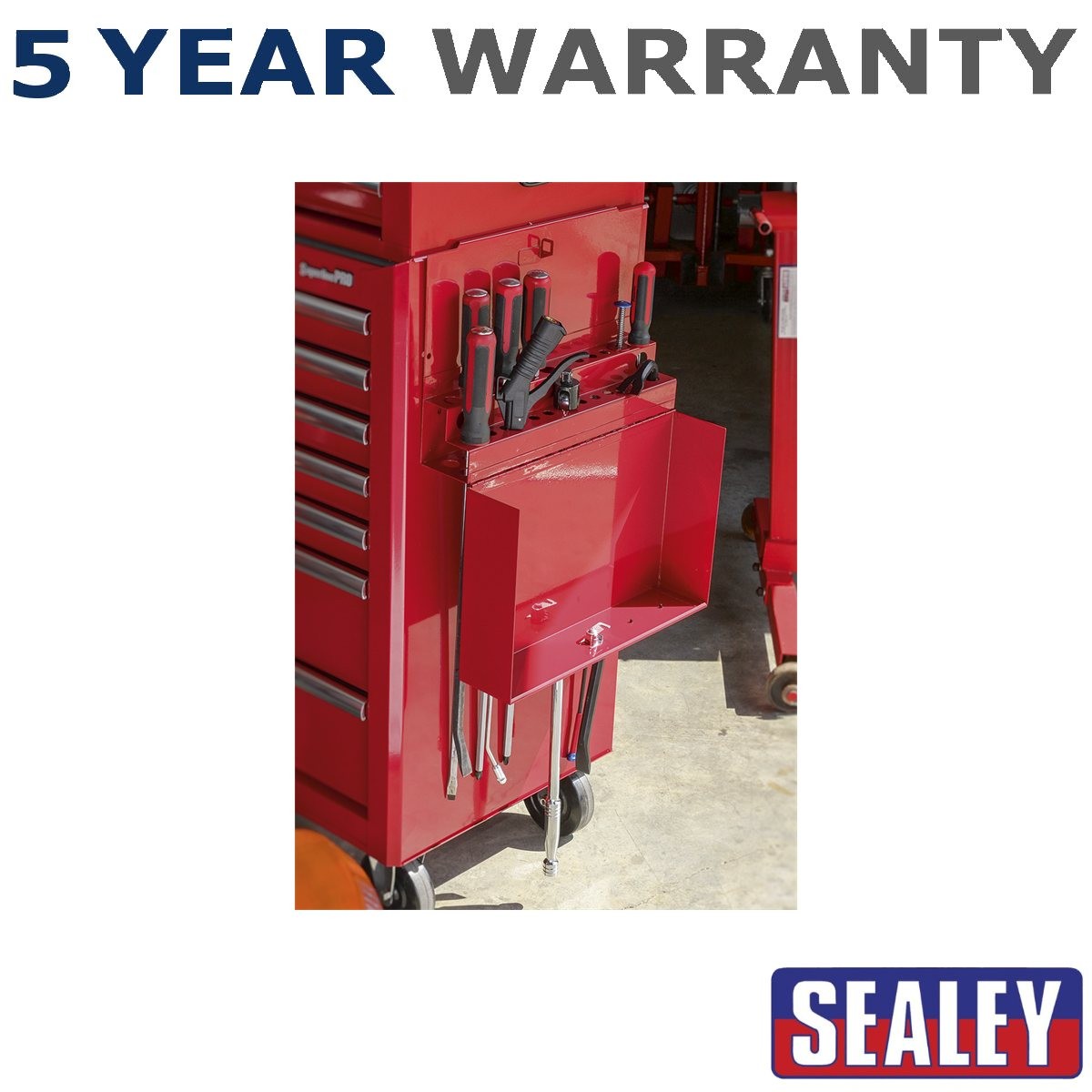 Sealey Side Cabinet for Long Handle Tools Red APLHT