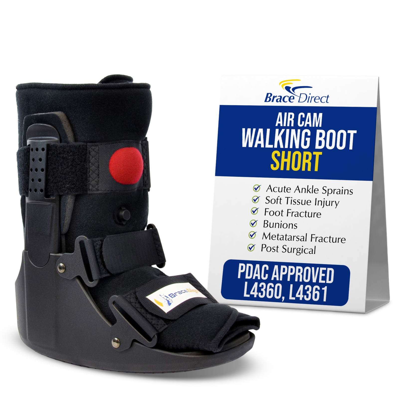 Air CAM Walker Fracture PDAC L4360/L4361Boot Short Full Medical Recovery and