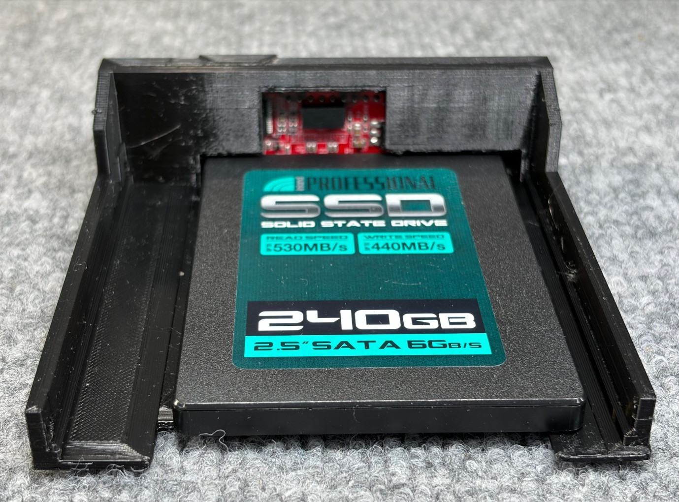 Original OG Xbox 3D printed 2.5'' Drive SSD Sled Caddy For Startech.com Adapter