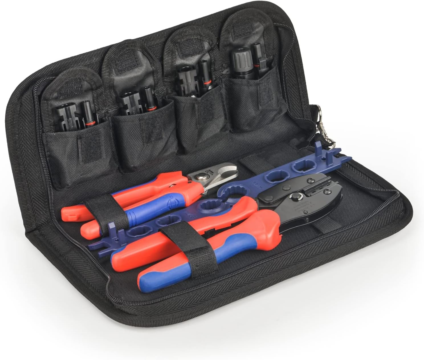 Icrimp Solar PV Panel Crimping Tool Kit, C/W Solar Connector Crimper Works for A
