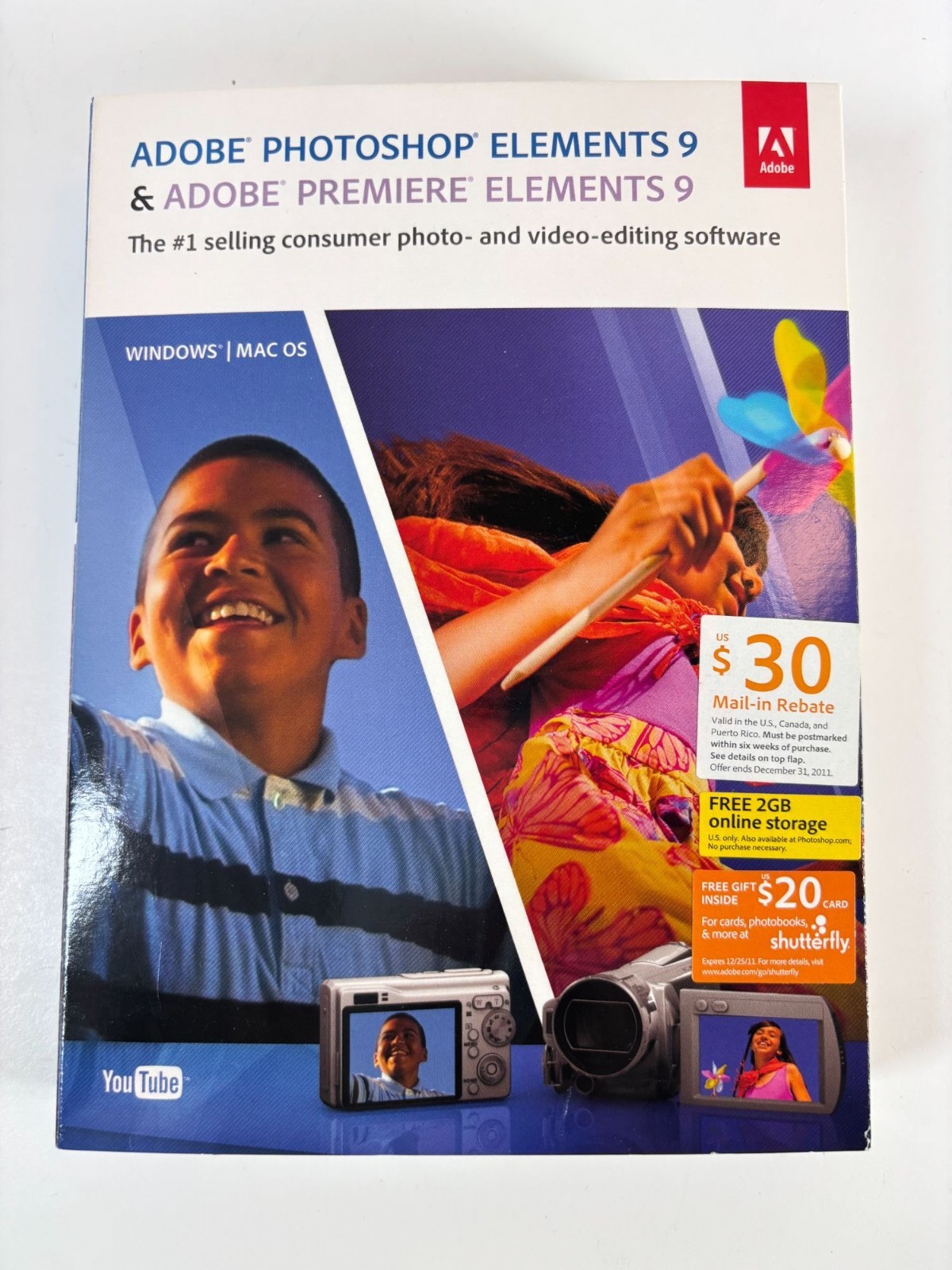 Adobe Photoshop Elements 9 & Premiere Elements 9 Photo & Video Editing Software