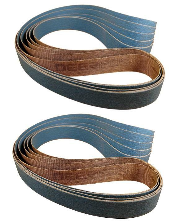 1X42 Ceramic Sanding Sharpening Belts 10 Pack Fit 1"X42" Belt Sander Made In USA