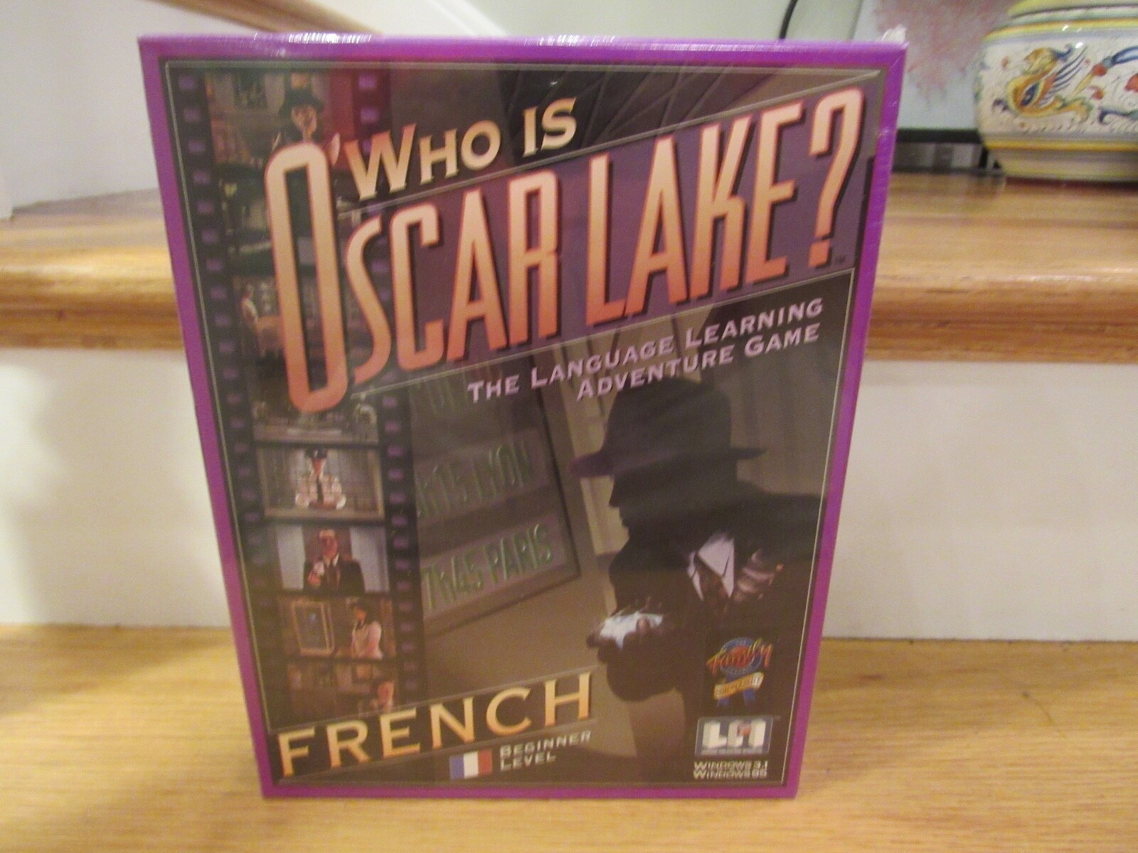 NEW SEALED! WHO IS OSCAR LAKE? French Language Learning Beginner Level PC CD