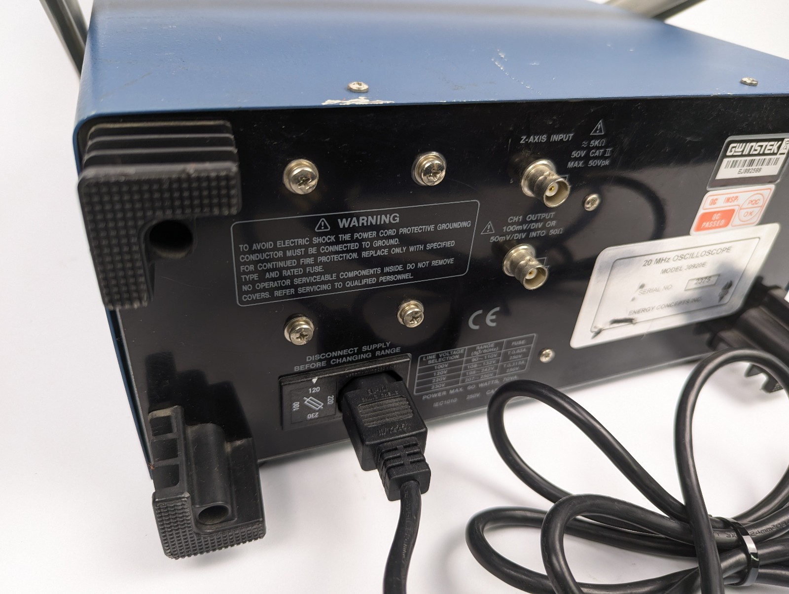 Energy Concepts 30920E 20MHz Oscilloscope (A/1)