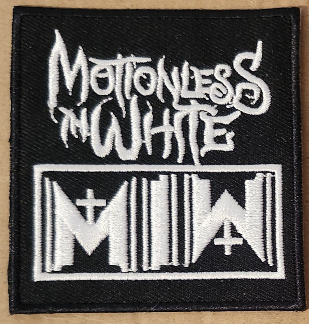 Motionless in White embroidered Iron on patch
