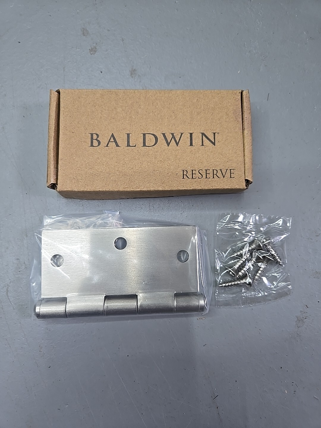 Baldwin 9BR7025-002 3.5" SQUARE SATIN NICKEL HINGE