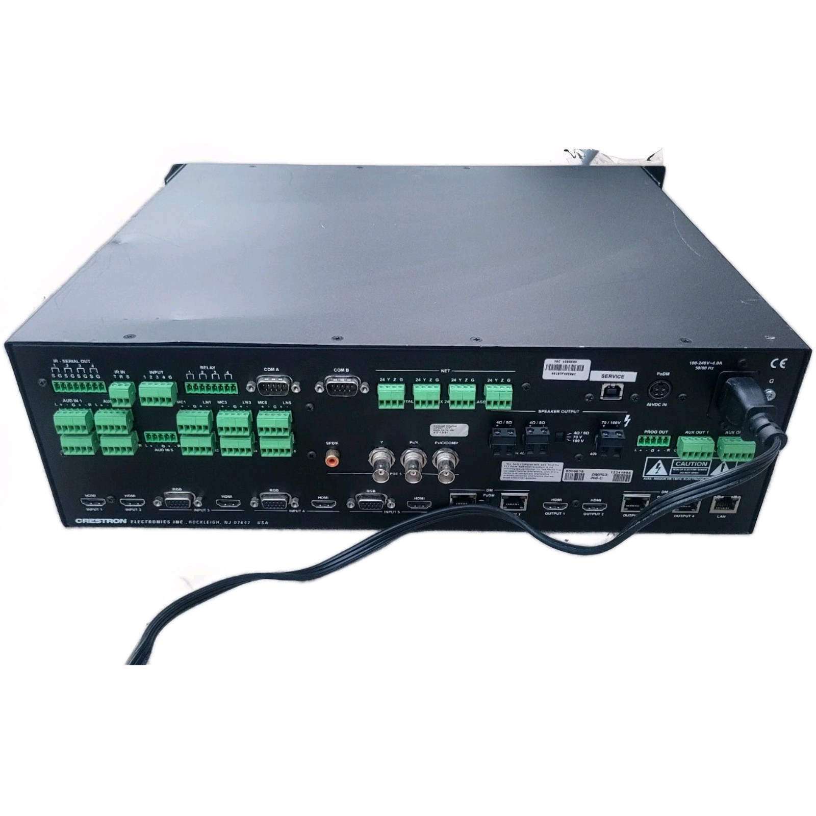 Crestron DMPS3-300-C Digital Media Presentation System W/RACK EARS-TESTED