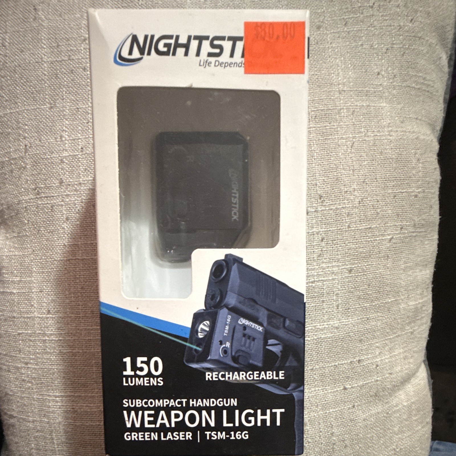 Nightstick TSM-15G Weapon Light 150 Lumens Green Laser Handgun Rail Picatinny